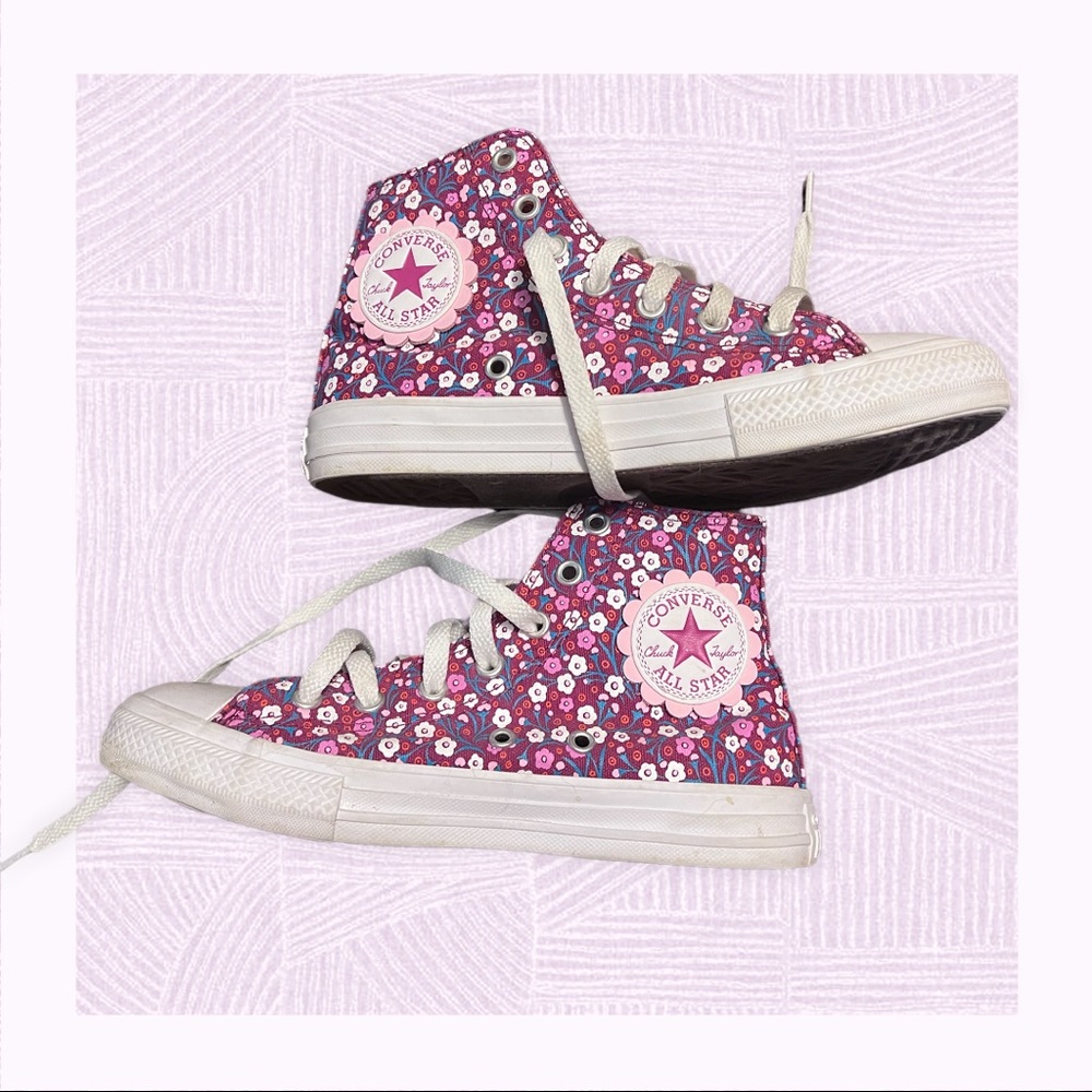 Girls Size 2 Converse